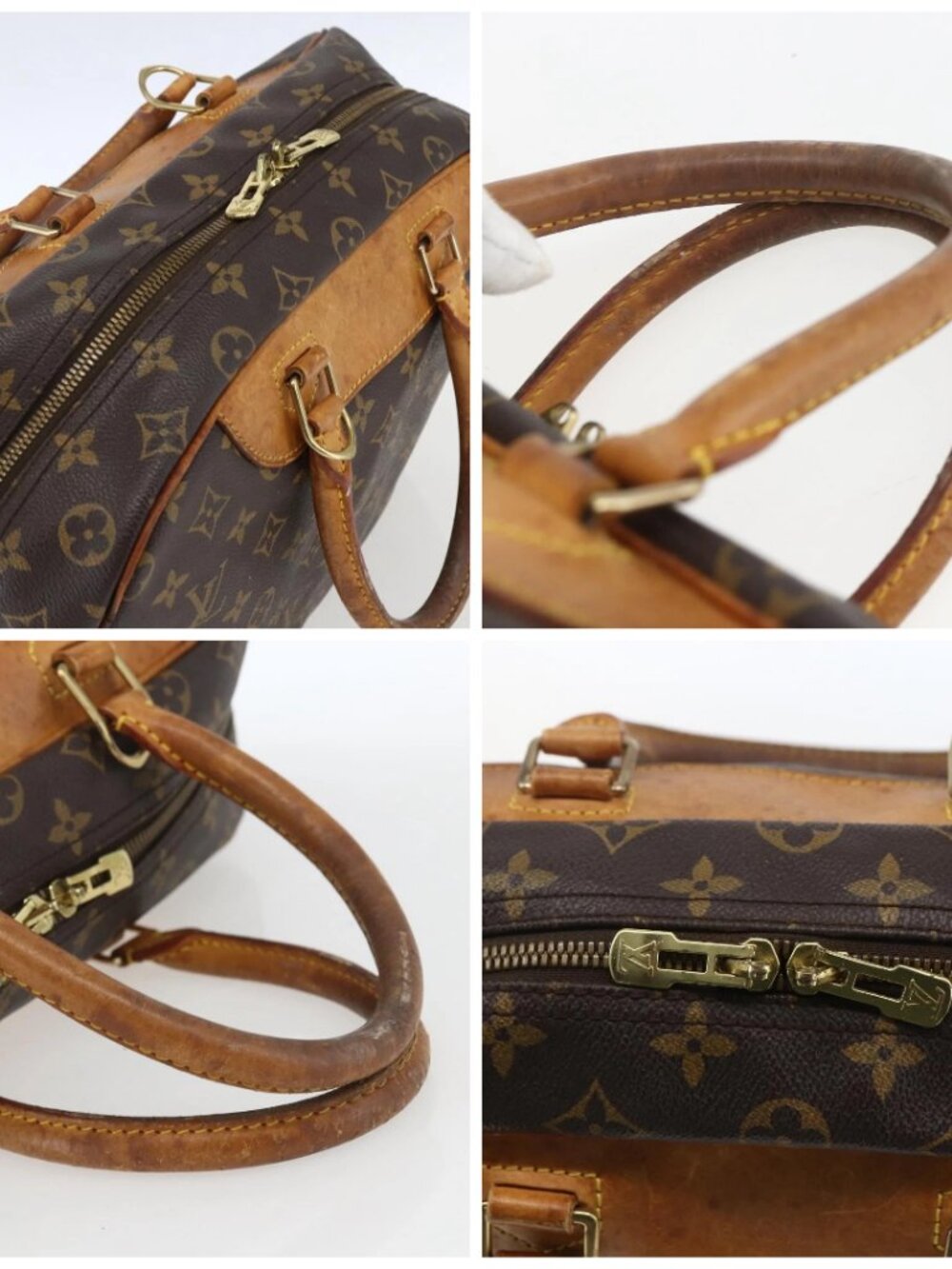 LOUIS VUITTON Monogram Deauville Hand Bag M47270 LV Auth hk3386 - Picture 16 of 16